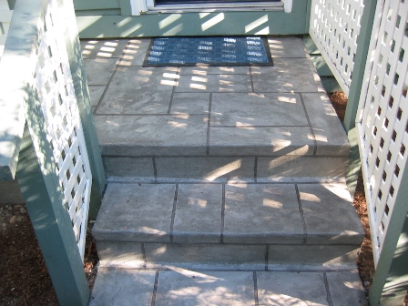 Steps - Blue Stone Pattern